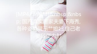 [MP4/ 598M]&nbsp;&nbsp; 国产真实居家夫妻下海秀,各种姿势展示艹媳妇,自己老婆随便内射