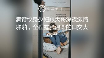 满背纹身少妇跟大哥深夜激情啪啪，全程露脸温柔的口交大鸡巴