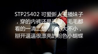 STP25402 可爱新人主播妹子，穿的内裤还是透明，毛毛都看的一清二楚，胸不大不小，掰开逼逼很漂亮的粉色小蝴蝶