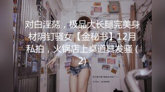 对白淫荡，极品大长腿完美身材阴钉骚女【金秘书】12月私拍，火锅店上桌道具发骚 (2)