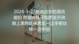 2024-3-27新流出安防酒店偷拍 带猫咪妹子和男友开房换上黑色丝袜男友一边手撕丝袜一边中出